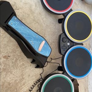 Wii drum set